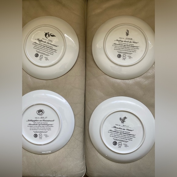 Khala Collectable German Kittens Plates Lot of 8 - Picture 10 of 11